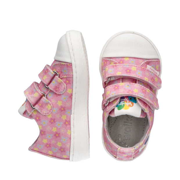 Sneakers da bambina con fiorellini