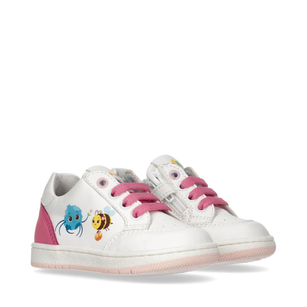 Sneakers da bambina con lacci colorati - S1A9-70003-1604X134
