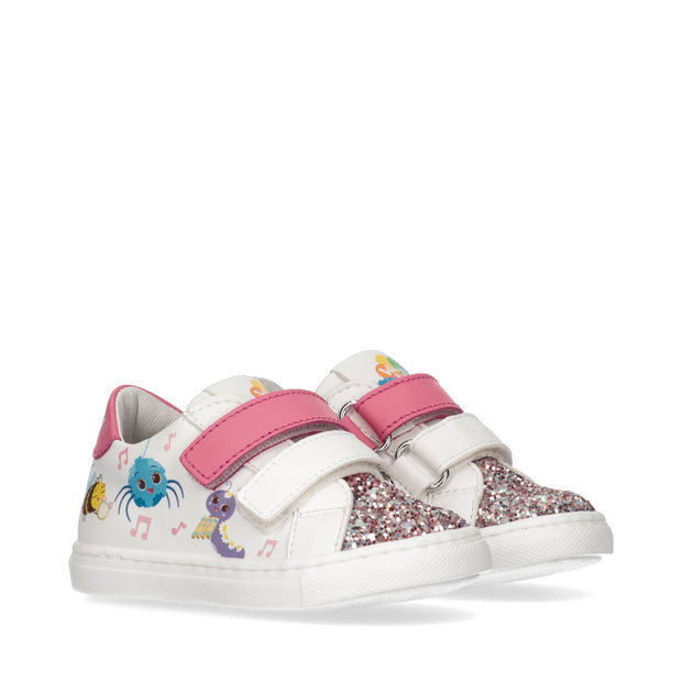 Sneakers da bambina con punta in glitter - S1A9-70005-0226X134