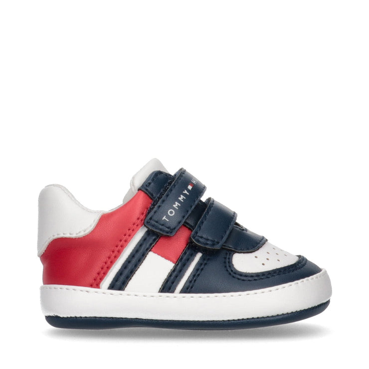 Baby trainers with iconic flag