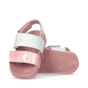 Girls’ sandals with hook and loop fastening