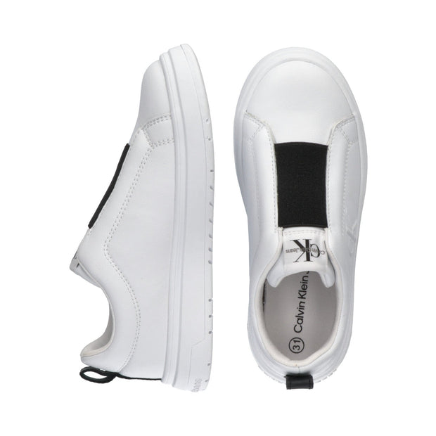 Sneakers slip-on minimal con maxi elastico