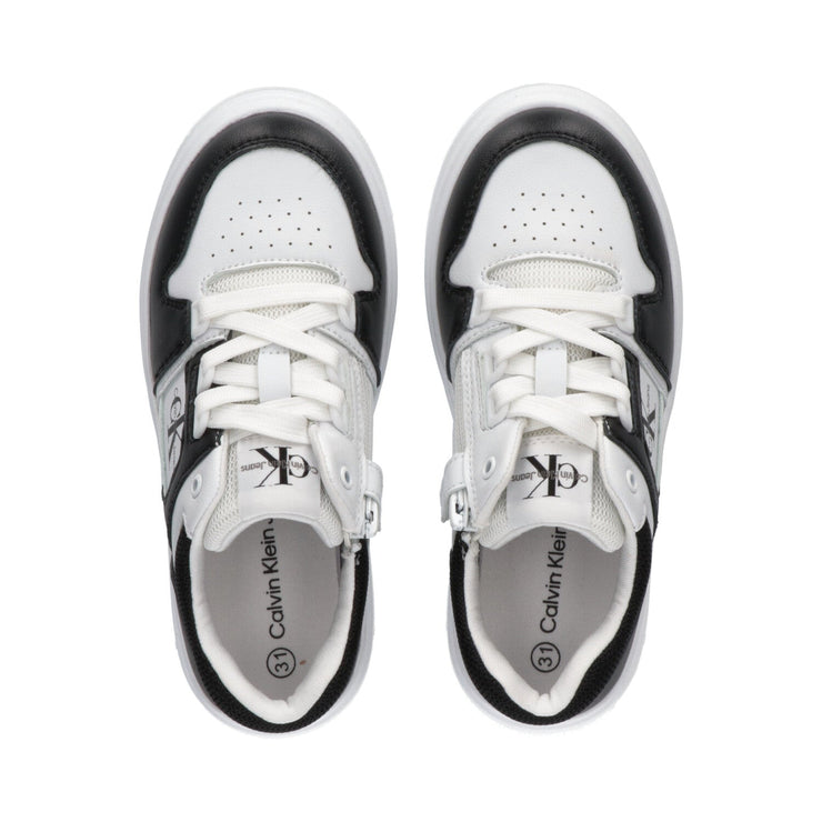 Sneakers lace-up con dettagli a contrasto
