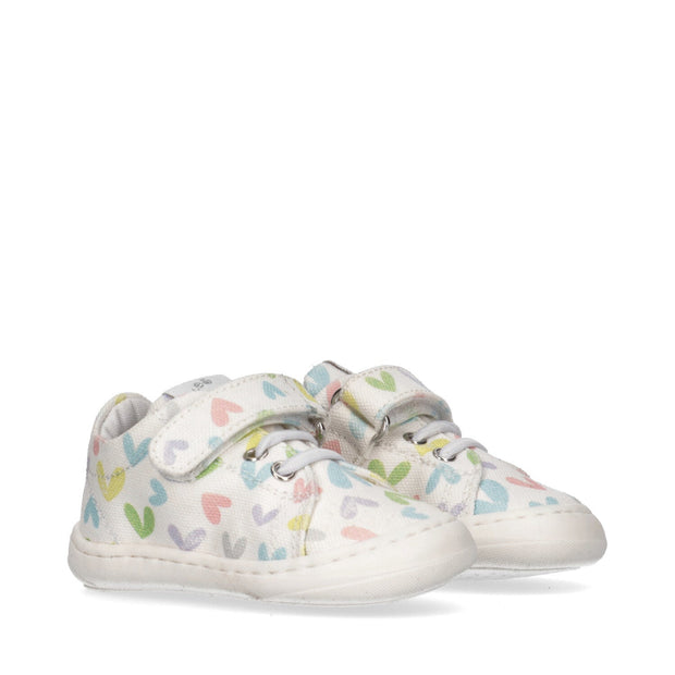Sneakers da bambina in cotone riciclato - Y1A9-42233-0890X256