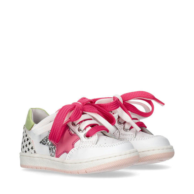 Sneakers da bambina con doppi lacci bicolor - Y1A9-42292-0055X256