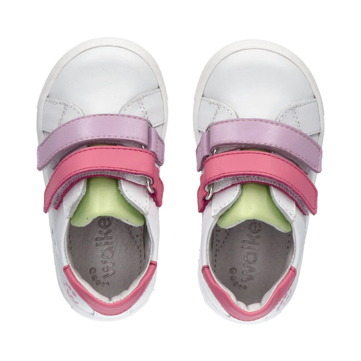 Sneakers da bambina con strappi bicolor