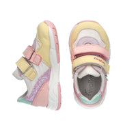 Sneakers running da bambina multicolor chiusura velcro