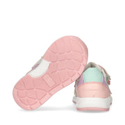 Sneakers running da bambina multicolor chiusura velcro